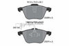 Textar Brake Pads Full Set Of 4 Front 2326903 thumbnail