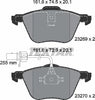 Textar Brake Pads Full Set Of 4 Front 2326903 thumbnail