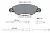 Textar Brake Pads Full Set Of 4 Front With Brake Caliper Screws 2327601 thumbnail