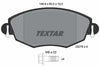 Textar Brake Pads Full Set Of 4 Front With Brake Caliper Screws 2327904 thumbnail