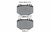 Textar Brake Pads Full Set Of 4 Front 2328501 thumbnail