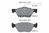 Textar Brake Pads Full Set Of 4 Front 2328902 thumbnail