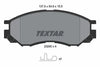 Textar Brake Pads Full Set Of 4 Front 2329002 thumbnail