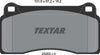 Textar Brake Pads Full Set Of 4 Front 2329301 thumbnail
