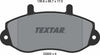 Textar Brake Pads Full Set Of 4 Front 2330201 thumbnail