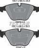 Textar Brake Pads Full Set Of 4 Front 2331207 thumbnail