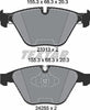 Textar Brake Pads Full Set Of 4 Front 2331301 thumbnail