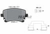 Textar Brake Pads Full Set Of 4 Rear With Brake Caliper Screws With Accessories 2332607 thumbnail