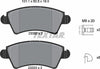 Textar Brake Pads Full Set Of 4 Front With Brake Caliper Screws With Accessories 2333201 thumbnail
