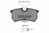 Textar Brake Pads Full Set Of 4 Rear With Brake Caliper Screws 2335301 thumbnail
