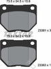 Textar Brake Pads Set Brake Pads Full Set Of 4 Rear 2338102 thumbnail