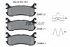 Textar Brake Pads Full Set Of 4 Rear With Accessories 2338704 thumbnail