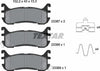 Textar Brake Pads Full Set Of 4 Rear With Accessories 2338704 thumbnail
