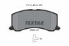 Textar Brake Pads Full Set Of 4 Front 2340001 thumbnail