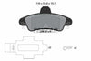 Textar Brake Pads Full Set Of 4 Rear With Accessories 2341007 thumbnail