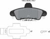 Textar Brake Pads Full Set Of 4 Rear With Accessories 2341007 thumbnail
