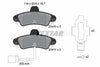 Textar Brake Pads Full Set Of 4 Rear With Accessories 2341008 thumbnail