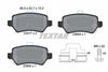 Textar Brake Pads Full Set Of 4 Rear With Brake Caliper Screws With Accessories 2341703 thumbnail