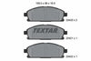 Textar Brake Pads Full Set Of 4 Front 2342001 thumbnail