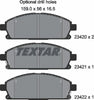 Textar Brake Pads Full Set Of 4 Front 2342001 thumbnail