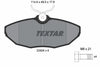 Textar Brake Pads Full Set Of 4 Rear With Brake Caliper Screws With Accessories 2342401 thumbnail