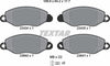 Textar Brake Pads Full Set Of 4 Front With Brake Caliper Screws 2343401 thumbnail