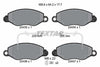 Textar Brake Pads Full Set Of 4 Front With Brake Caliper Screws 2343501 thumbnail