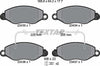 Textar Brake Pads Full Set Of 4 Front With Brake Caliper Screws 2343501 thumbnail