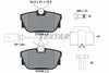 Textar Brake Pads Full Set Of 4 Rear With Brake Caliper Screws With Accessories 2344605 thumbnail