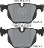 Textar Brake Pads Set Brake Pads Full Set Of 4 Rear 2344702 thumbnail
