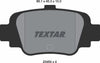 Textar Brake Pads Set Brake Pads Full Set Of 4 Rear 2345401 thumbnail