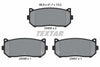 Textar Brake Pads Set Brake Pads Full Set Of 4 Rear 2345501 thumbnail