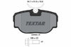 Textar Brake Pads Full Set Of 4 Rear With Brake Caliper Screws 2345801 thumbnail