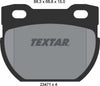 Textar Brake Pads Set Brake Pads Full Set Of 4 Rear 2347101 thumbnail