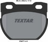 Textar Brake Pads Set Brake Pads Full Set Of 4 Rear 2347103 thumbnail