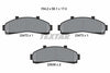 Textar Brake Pads Full Set Of 4 Front 2347201 thumbnail