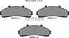 Textar Brake Pads Full Set Of 4 Front 2347201 thumbnail