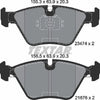 Textar Brake Pads Full Set Of 4 Front 2347402 thumbnail