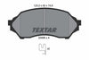 Textar Brake Pads Full Set Of 4 Front 2349002 thumbnail
