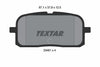 Textar Brake Pads Set Brake Pads Full Set Of 4 Rear 2349101 thumbnail
