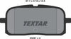 Textar Brake Pads Set Brake Pads Full Set Of 4 Rear 2349101 thumbnail