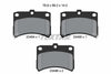 Textar Brake Pads Full Set Of 4 Front 2349402 thumbnail