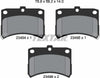 Textar Brake Pads Full Set Of 4 Front 2349402 thumbnail