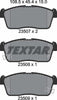 Textar Brake Pads Full Set Of 4 Front 2350701 thumbnail