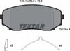 Textar Brake Pads Full Set Of 4 Front With Accessories 2351505 thumbnail