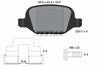 Textar Brake Pads Full Set Of 4 Rear With Accessories 2351703 thumbnail
