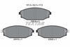 Textar Brake Pads Full Set Of 4 Front 2351801 thumbnail