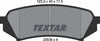 Textar Brake Pads Set Brake Pads Full Set Of 4 Rear 2353902 thumbnail