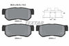 Textar Brake Pads Full Set Of 4 Rear With Accessories 2354301 thumbnail