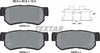 Textar Brake Pads Full Set Of 4 Rear With Accessories 2354301 thumbnail